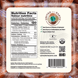 Pitted Deglet Noor Dates - 1 lb. Tubs