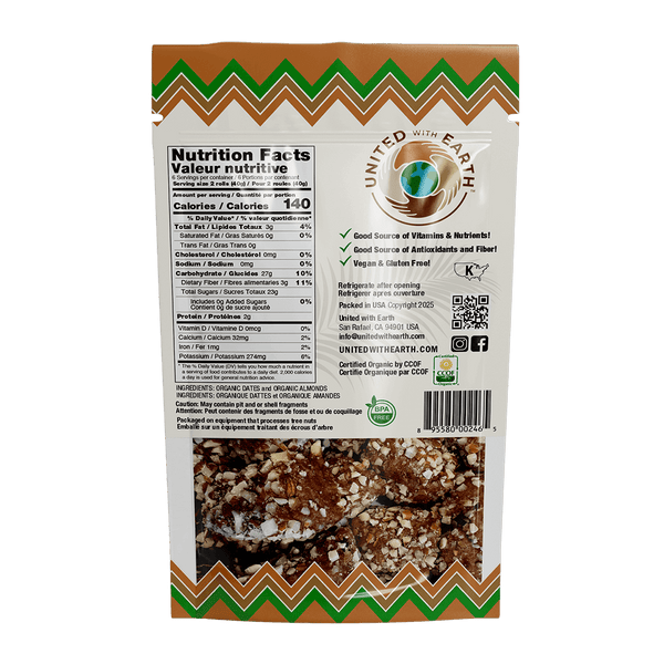 Organic Almond Date Roll - 8 oz. Pouch