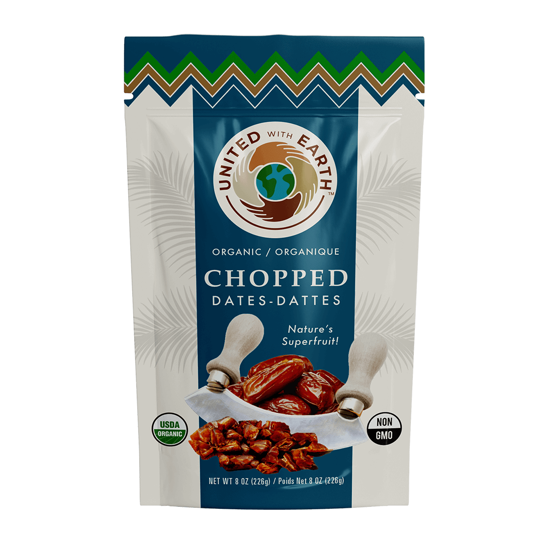 Organic Chopped Dates Coated in Rice Flour - Sweet & Nutritious main image 1