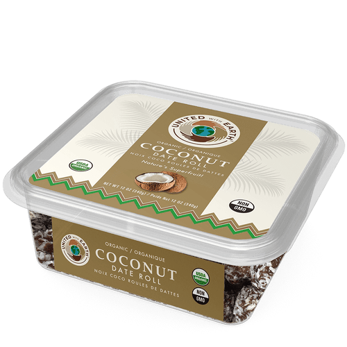 Organic Coconut Date Roll - 12 oz. Tubs