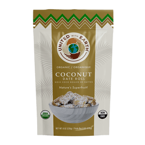 Organic Coconut Date Roll - 8 oz.Pouch