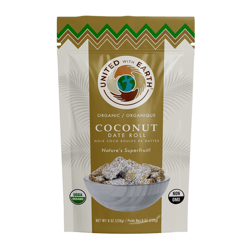 Organic Coconut Date Roll - 8 oz.Pouch