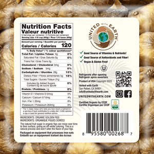 Organic Golden California Figs - 8 oz. Tubs