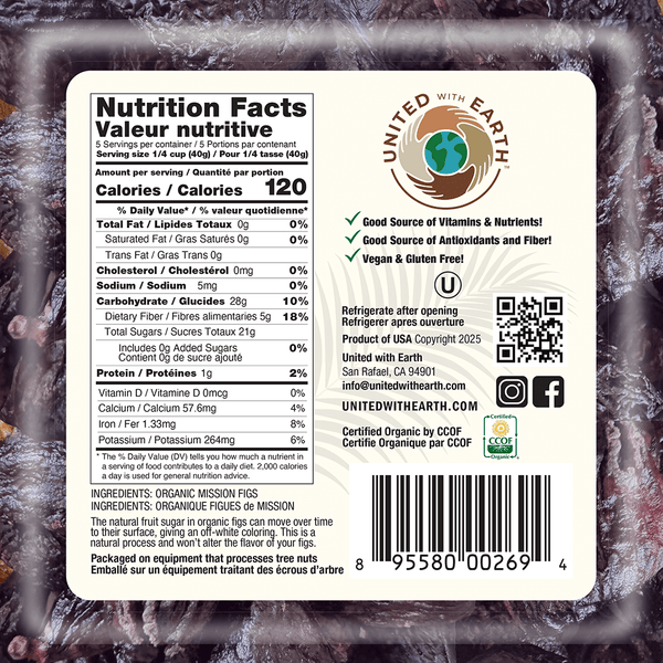 Organic Mission Figs - 8 oz. Tubs