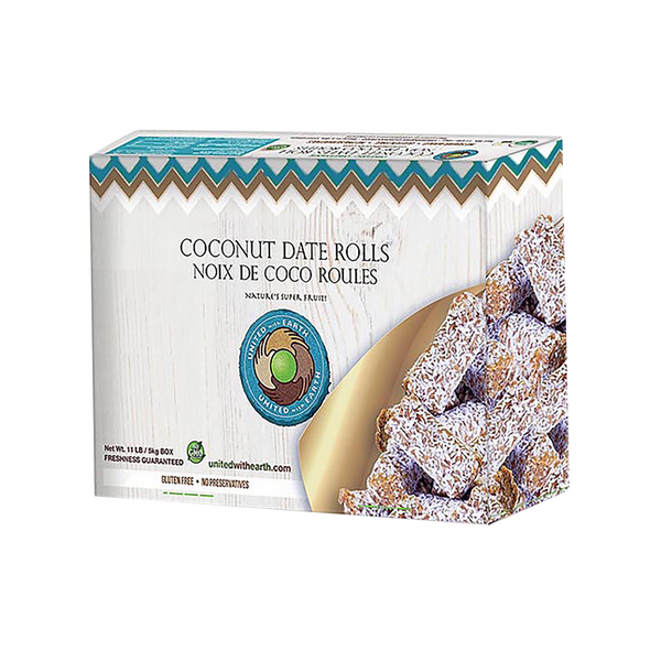 Coconut Date Roll - 11 lbs. Bulk Pack