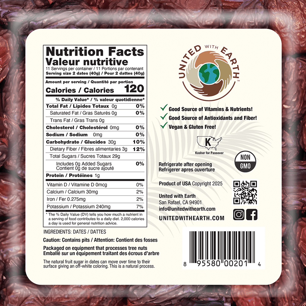 Medjool Dates - 1 lb. Tubs