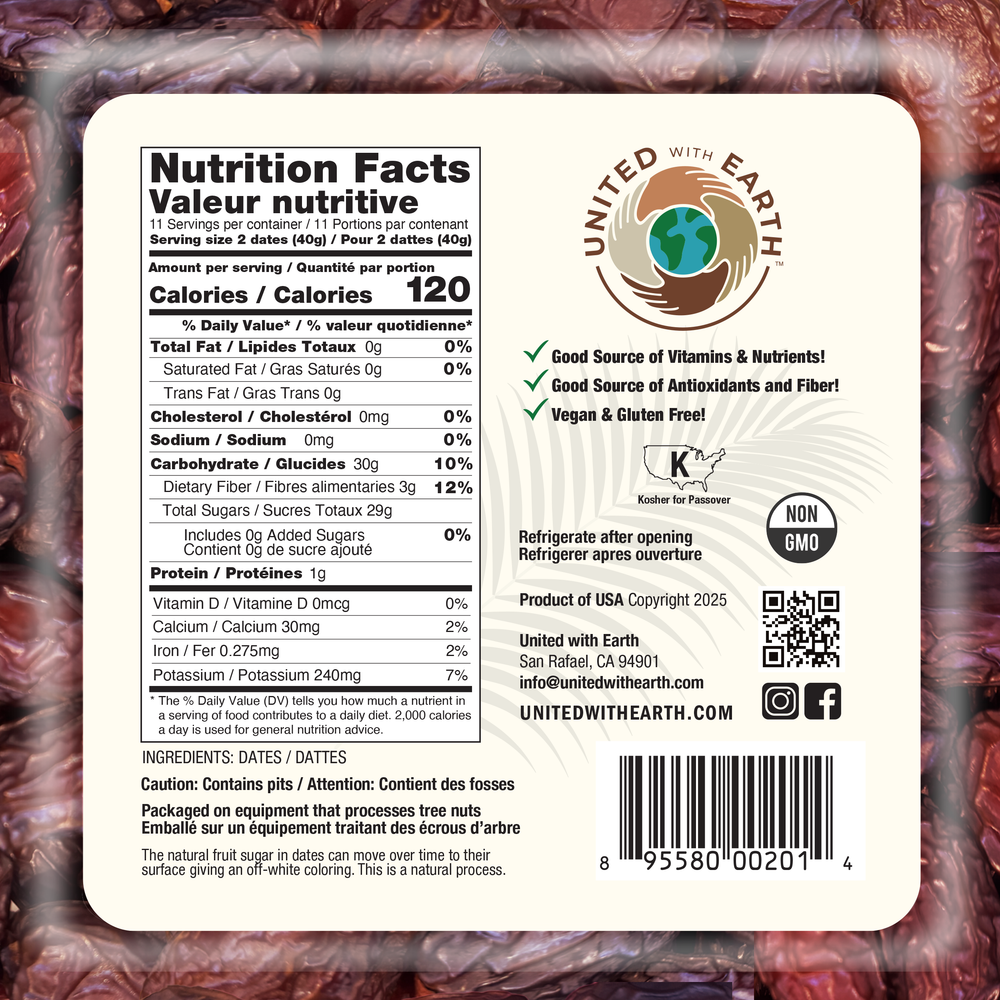Medjool Dates - 11 lbs. Bulk Pack