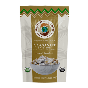 Organic Coconut Date Roll - 8 oz.Pouch