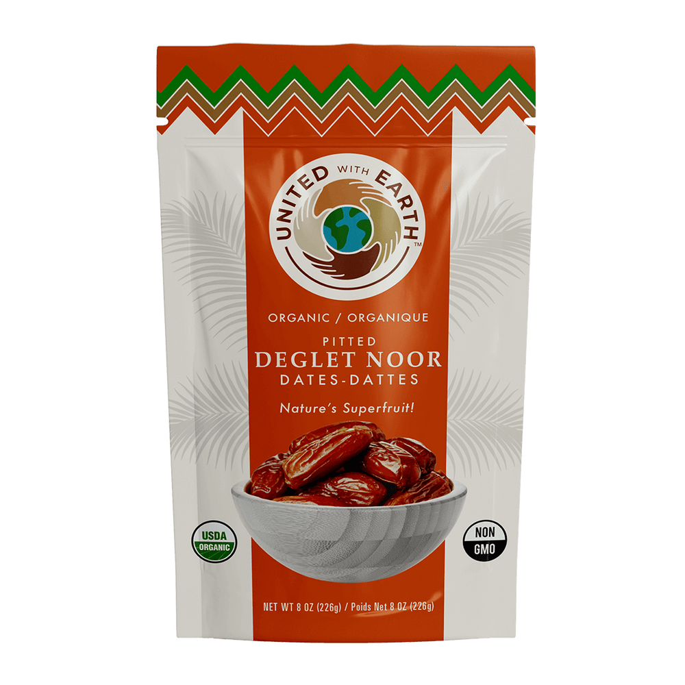 Organic Pitted Deglet Noor Dates - 1 lb. Pouch