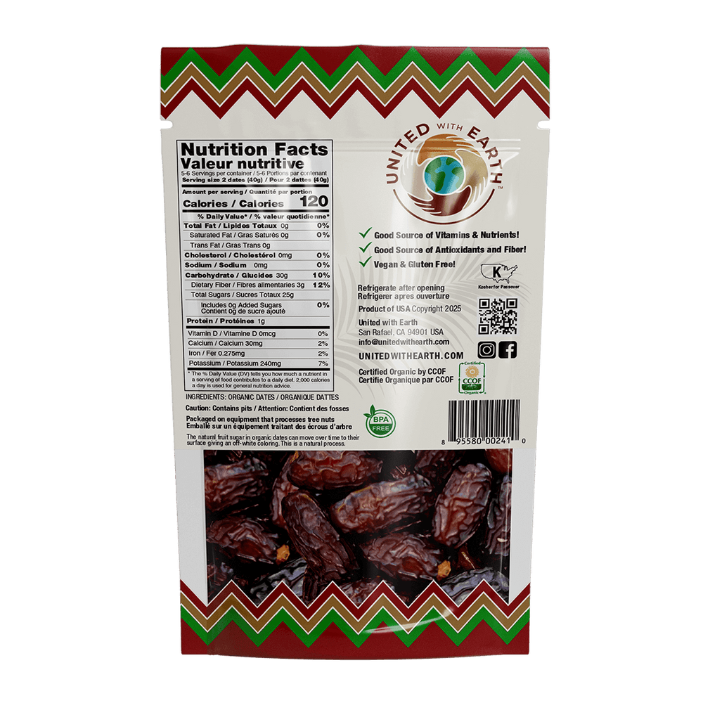 Organic Medjool Dates - 8 oz. Pouch