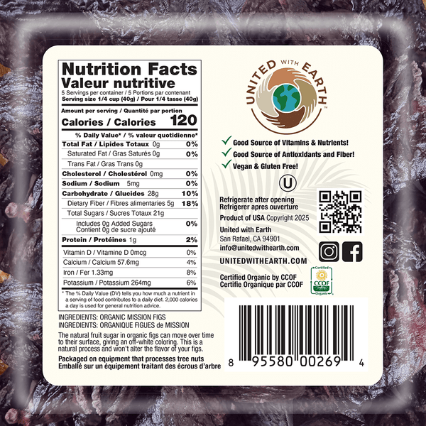 Organic Mission Figs - 8 oz. Tubs