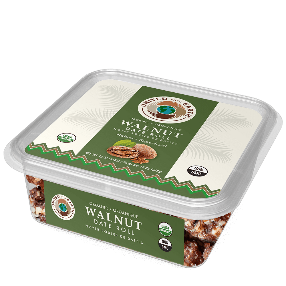 Organic Walnut Date Roll - 12 oz. Tubs